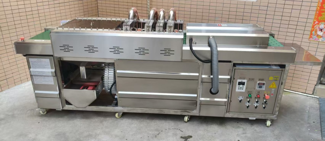 Conveyor belt automatic brush cleaning machine Conveyor belt automatic brush cleaning machine