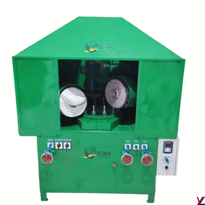Small metal product 4-head automatic high mirror polishing machine YL-APM-021-4