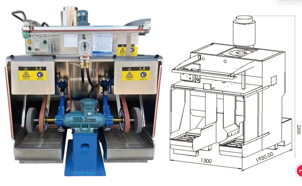 Eco-friendly explosion-proof polishing machine